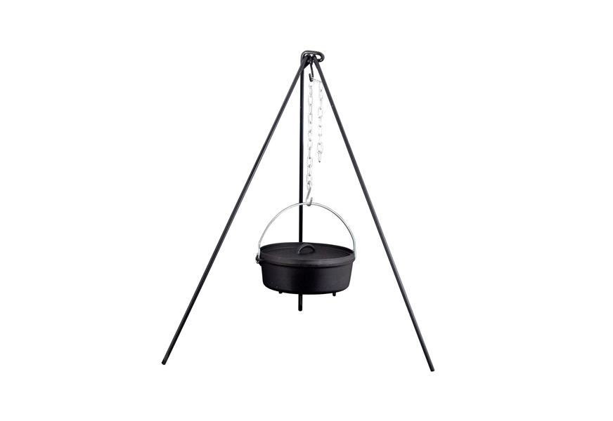 camp chef dutch oven cooking tripod