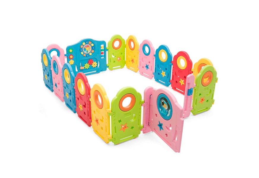 costzon 16 panel baby play yards