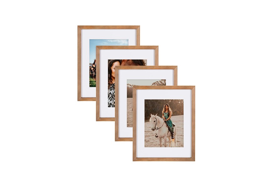 designovation wood photo gallery wall frames