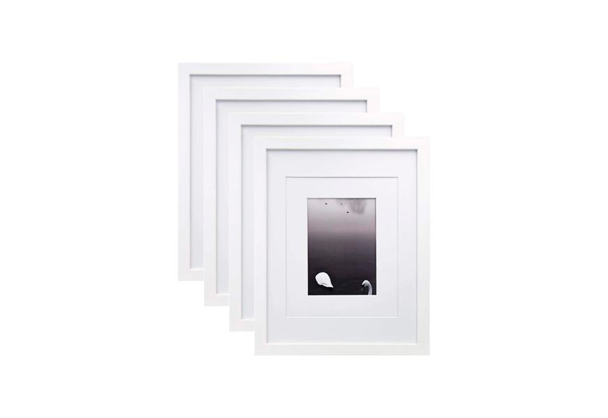 egofine white solid wood picture frames