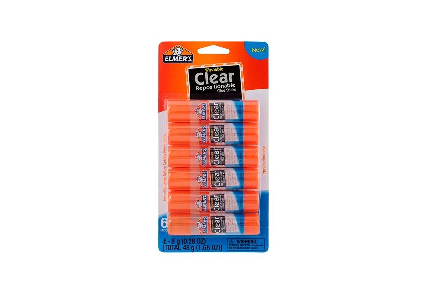 elmer’s clear repositionable glue stick