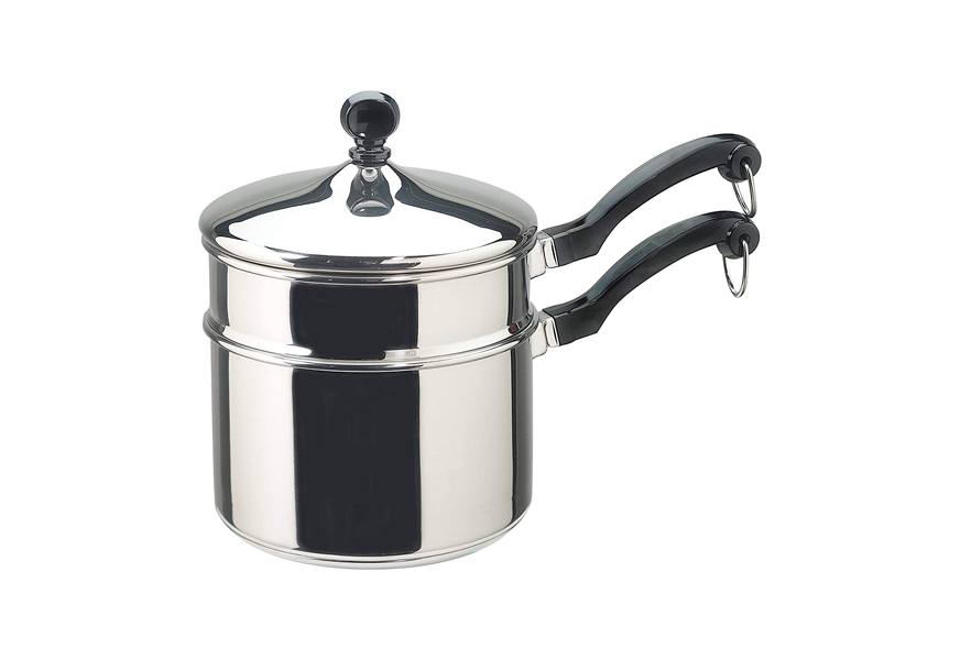 faberware classic stainless steel 2 quart covered double boiler