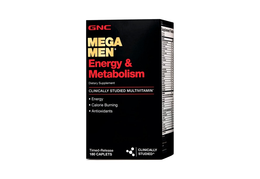 gnc mega men metabolism booster multivitamins for men