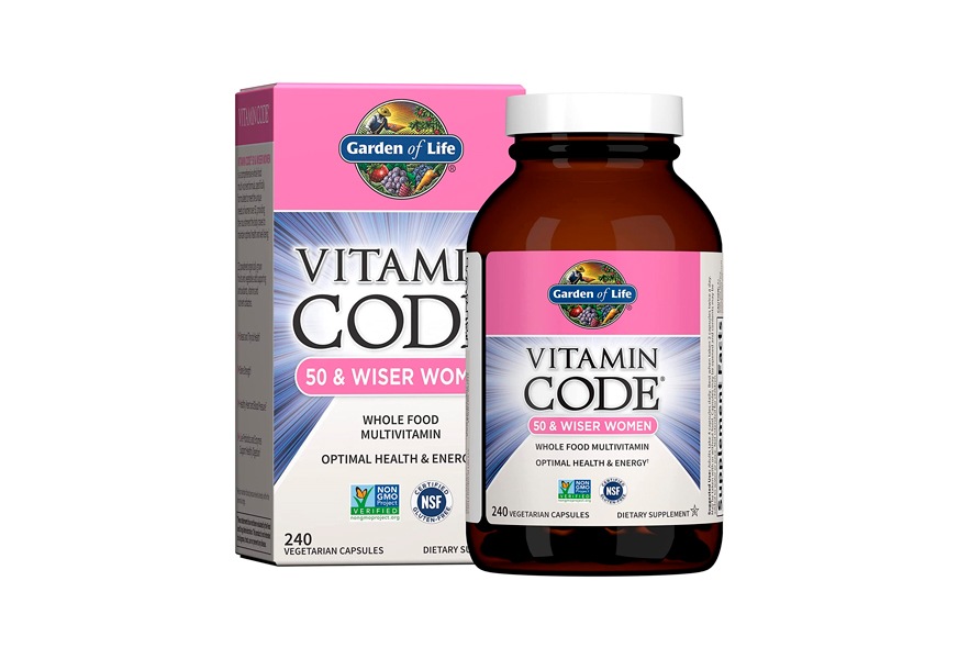 garden of life vitamin code 50 & wiser multivitamins for women over 50