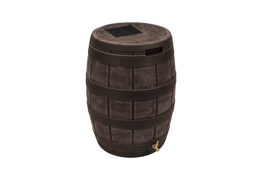 good ideas rvt oak 50 gallon rain barrel