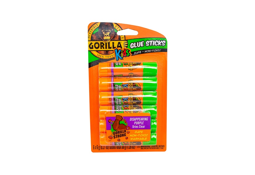 gorilla kids disappearing purple glue sticks