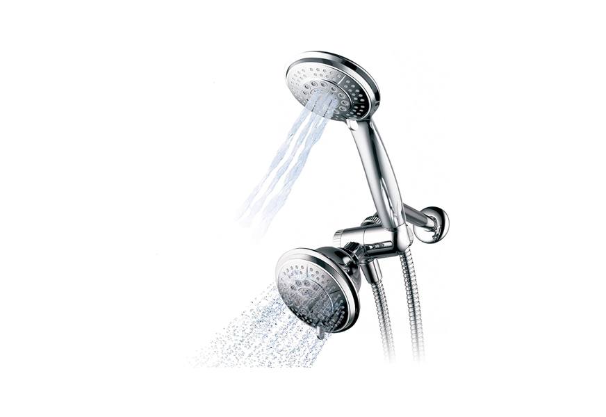 hydroluxe 1433 handheld & rain dual shower head