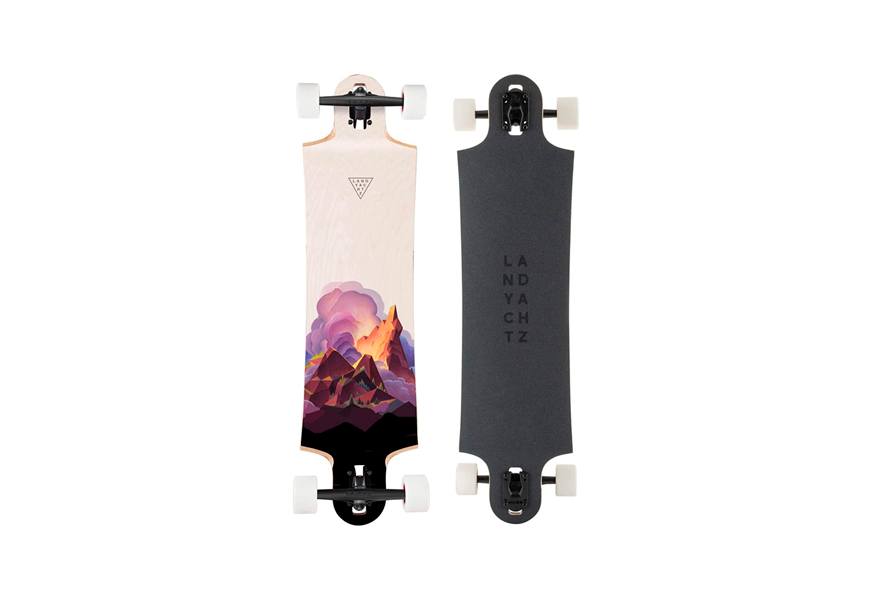 landyachtz switchblade & ten two four longboard