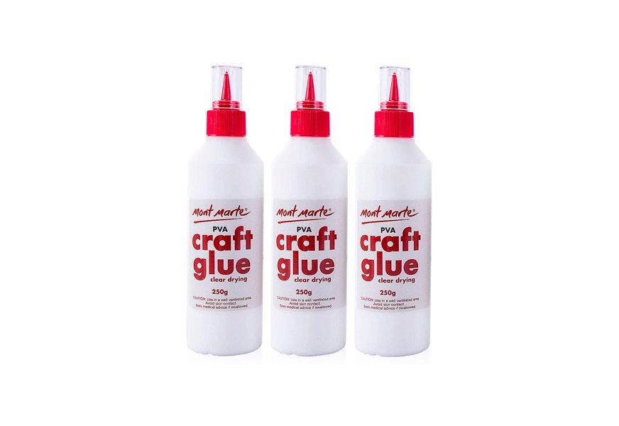 mont marte pva craft glue 3 pack