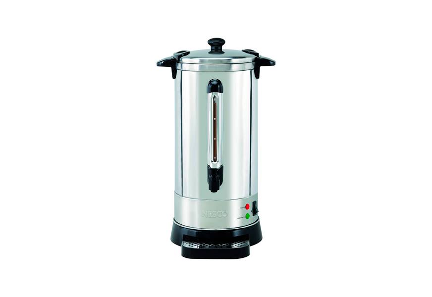 Classic Kitchen 40 Cup Capacity Hot Water Boiler Urn with new Twisloc˜  Safety Locking Tap, Metal Spout, Stainless Steel Double Wall and a Unique