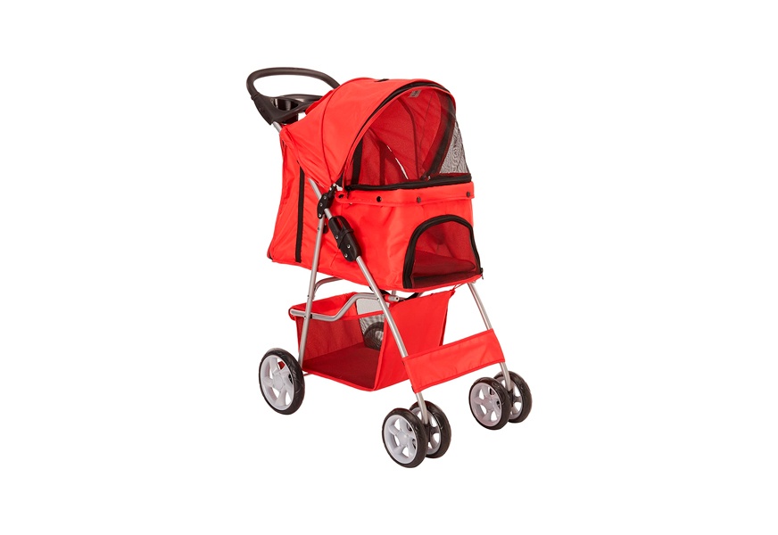 paws & pals 4 wheeler elite jogger pet stroller
