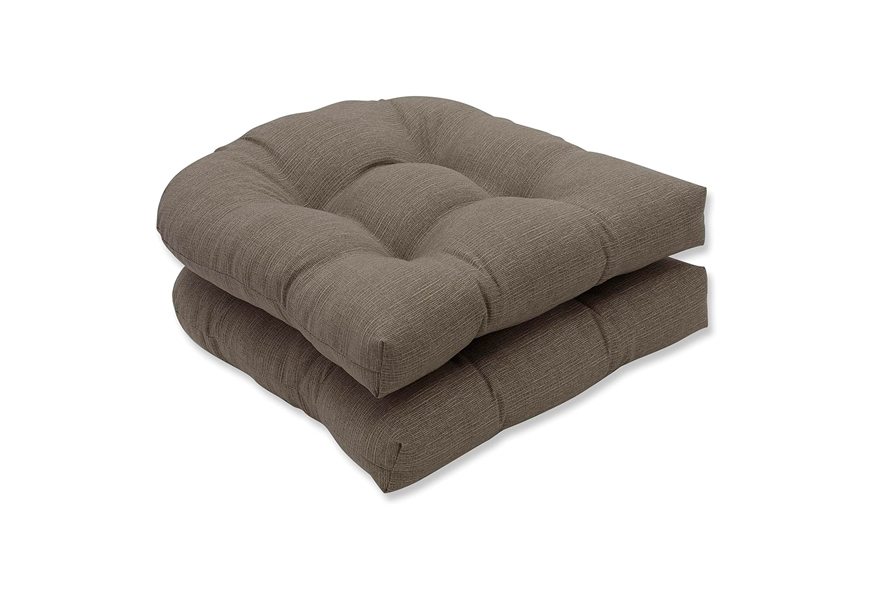 pillow perfect monti chino wicker seat outdoor cushion