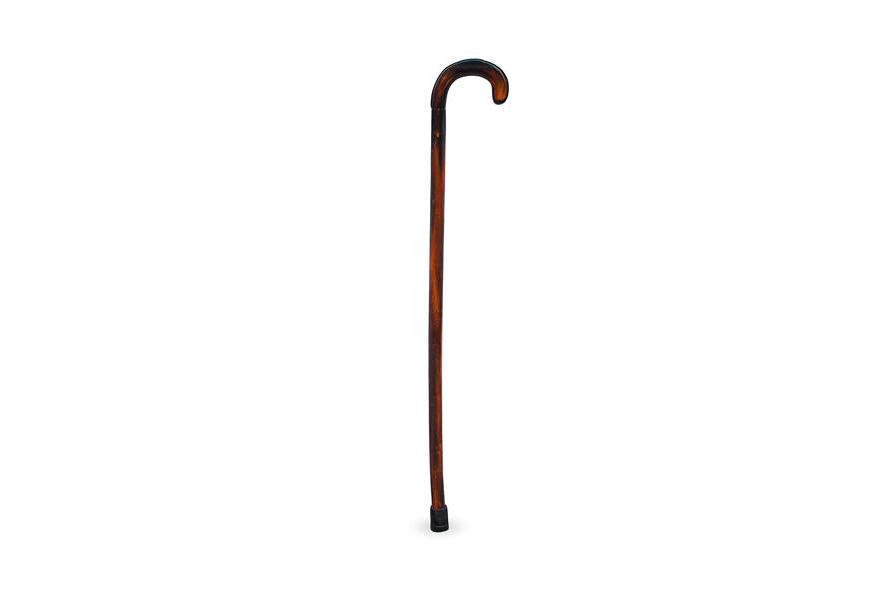 rms handcrafted wooden offset walking cane