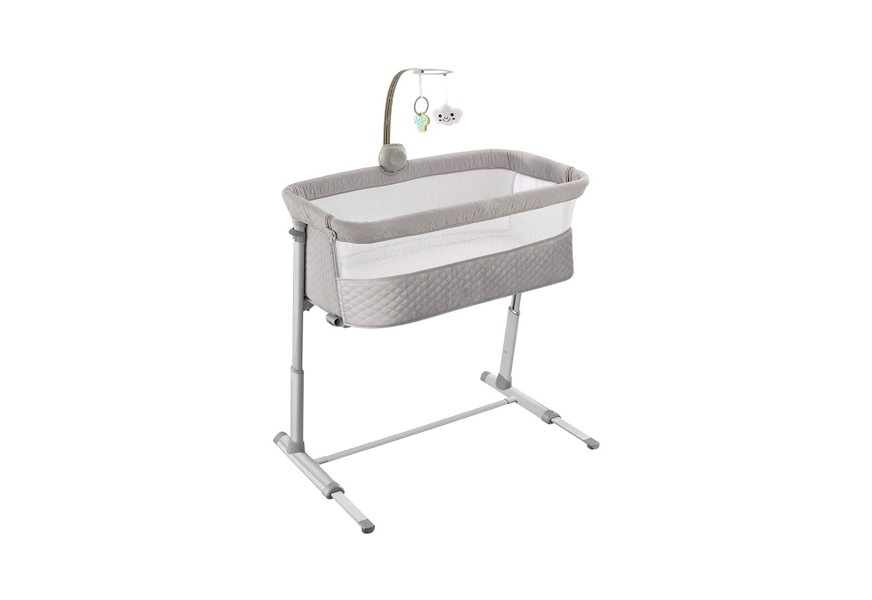 ronbei baby bedside crib