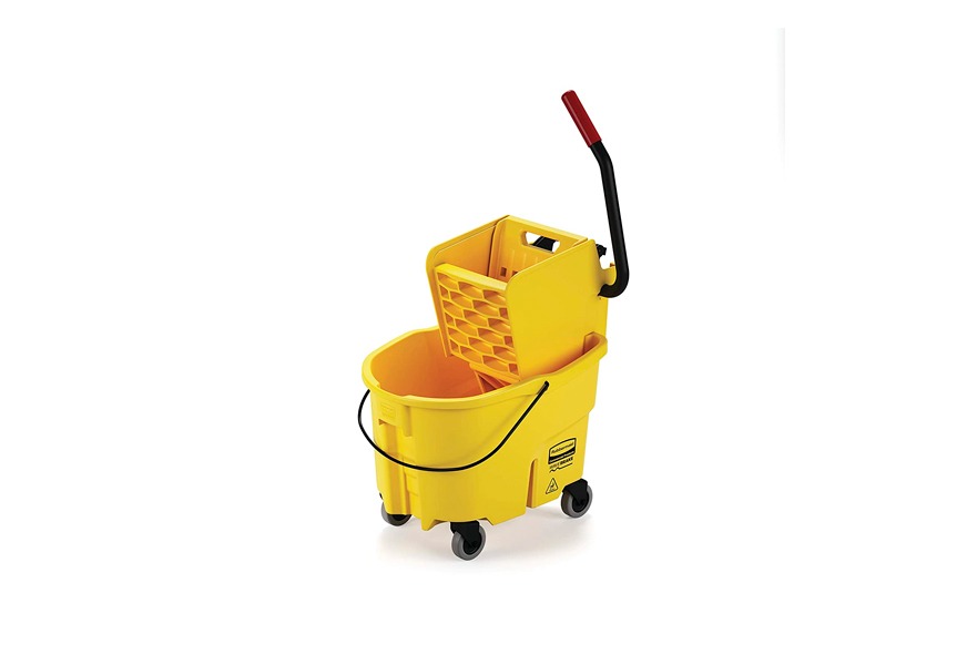 rubbermaid commercial wavebrake mop bucket