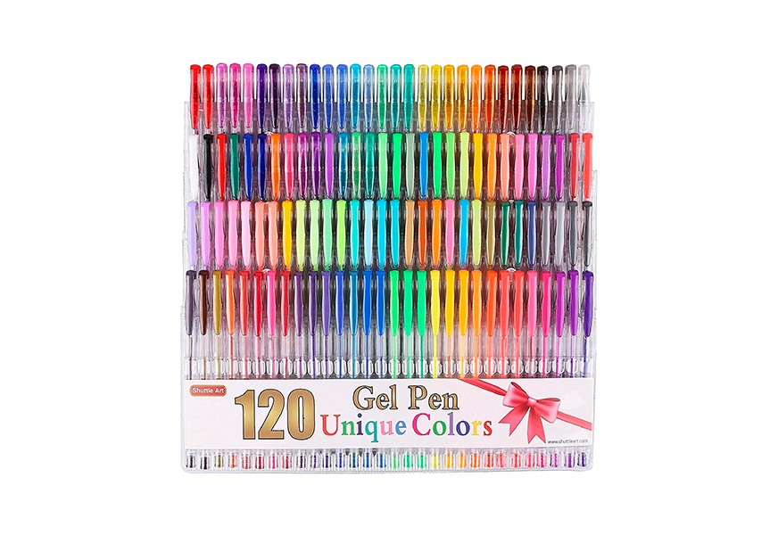 shuttle art 120 color gel pen set