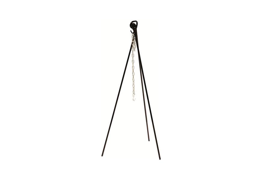 texsport campfire cooking dutch oven tripod and lantern hanger