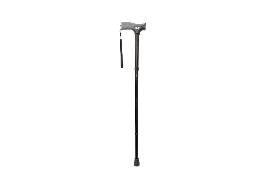 vaunn medical easy grip height adjustable folding cane