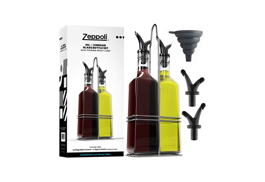 zeppoli oil and vinegar bottle set