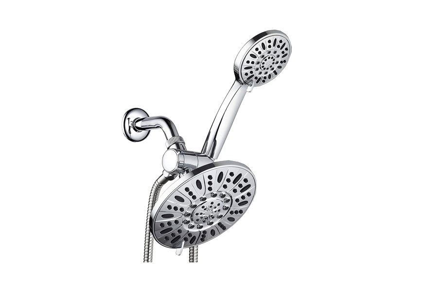 aquadance premium high pressure 3 way dual shower head