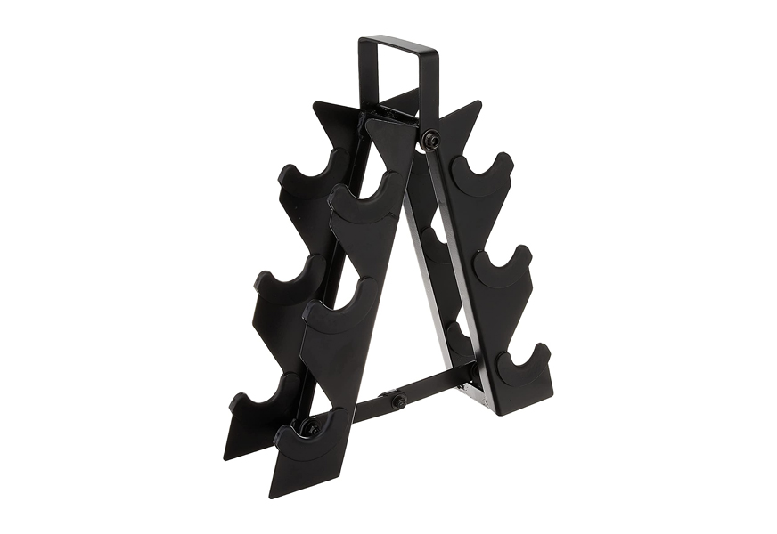 cap barbell a-frame dumbbell rack
