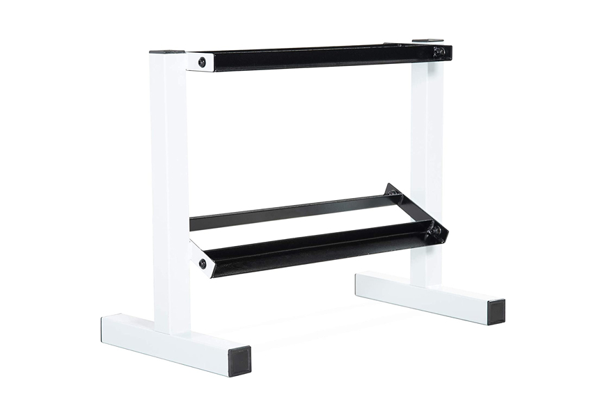 cap barbell two tier dumbbell rack