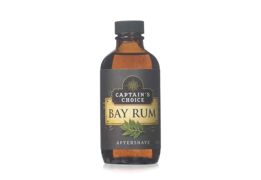 captain’s choice original bay rum aftershave pour