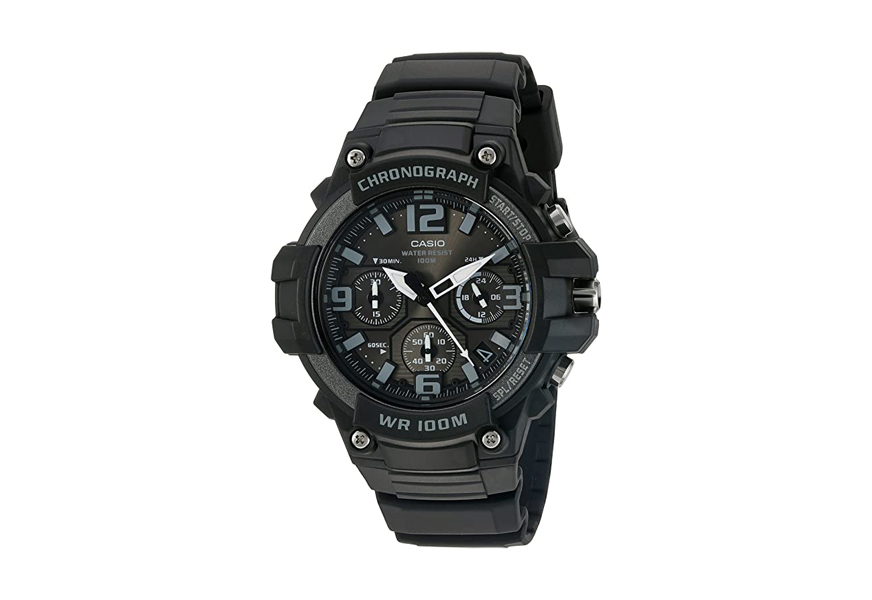 casio heavy duty chronograph watch