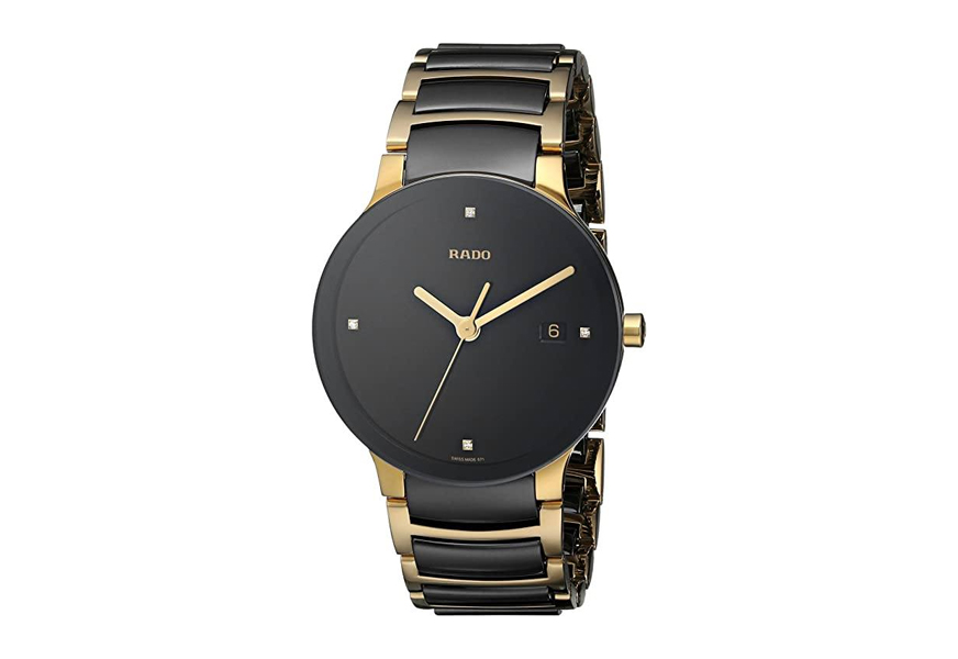centrix jubile gold-plated stainless steel watch