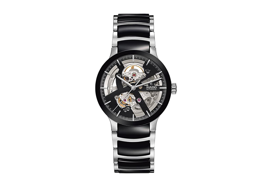centrix steel and ceramic automatic watch