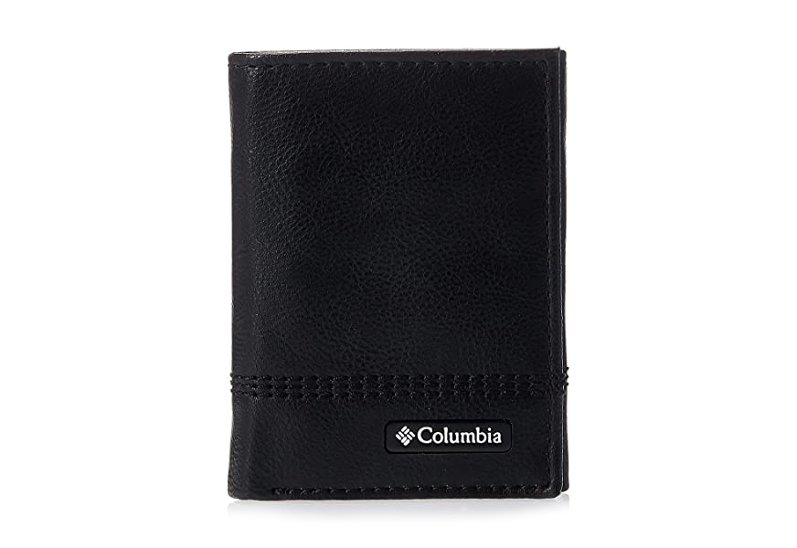 columbia men's rfid leather wallet