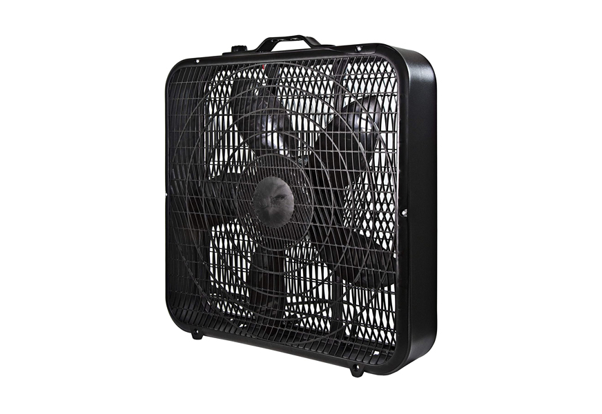 comfort zone cz200abk box fan for full force-air circulation