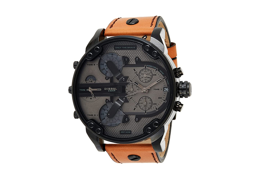 diesel men's mr. daddy 2.0 stainless steel chronograph quartz watch