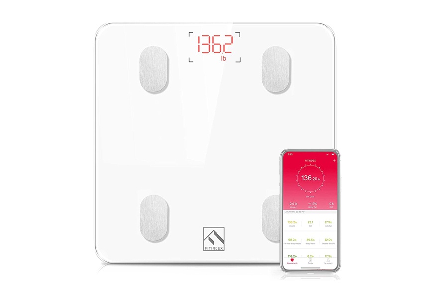 Abyon CS20N Gray Black Wireless Bluetooth Smart Digital Body Fat Scale