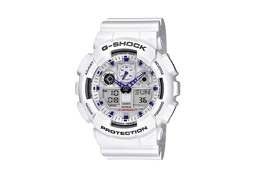 g-shock ga100a-7a x-large men's sports