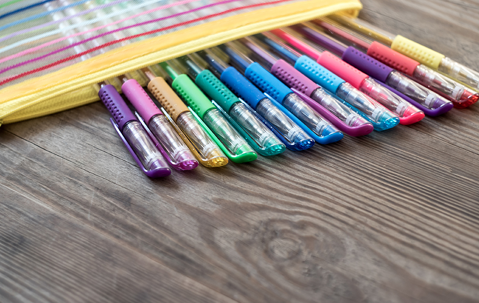 gel pens