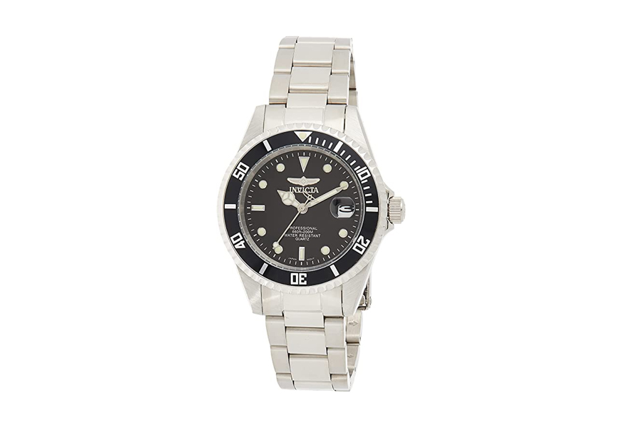 Invicta men's 8932ob pro diver analog quartz silver stainless steel watch deals