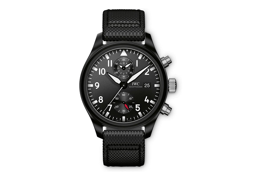 iwc pilot’s top gun automatic chronograph pilot watch