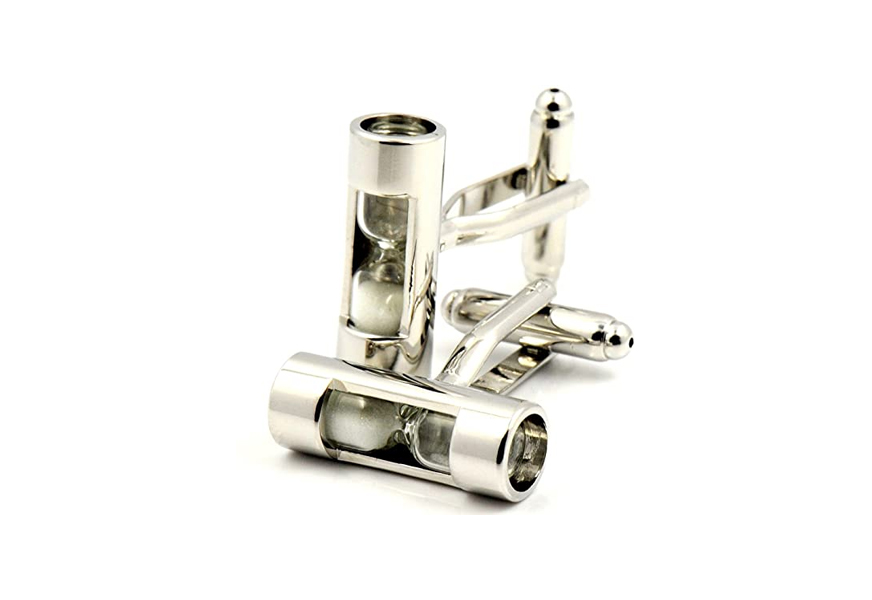 lbfeel hourglass cufflinks for men