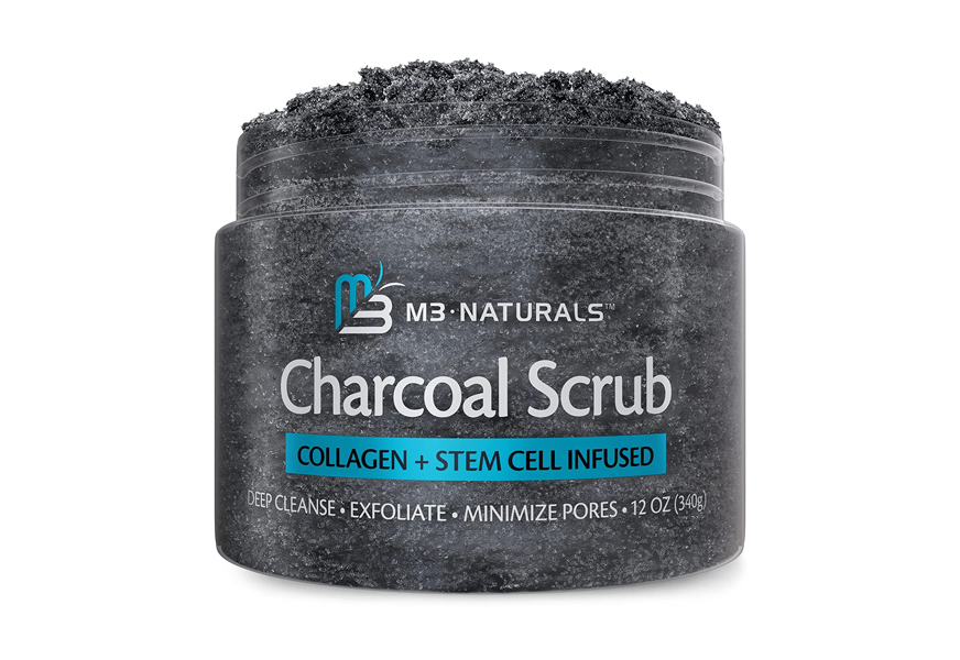 m3 premium activated charcoal scrub