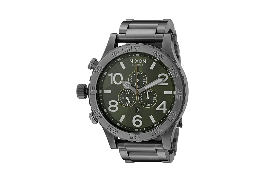 nixon chrono japanese quartz watch