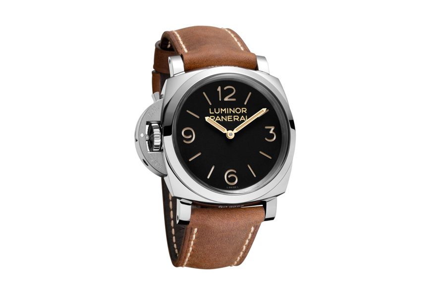 panerai luminor left handed watch