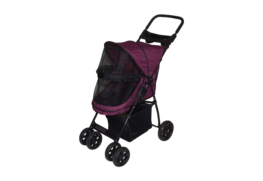 pet gear no zip happy trails lite pet stroller