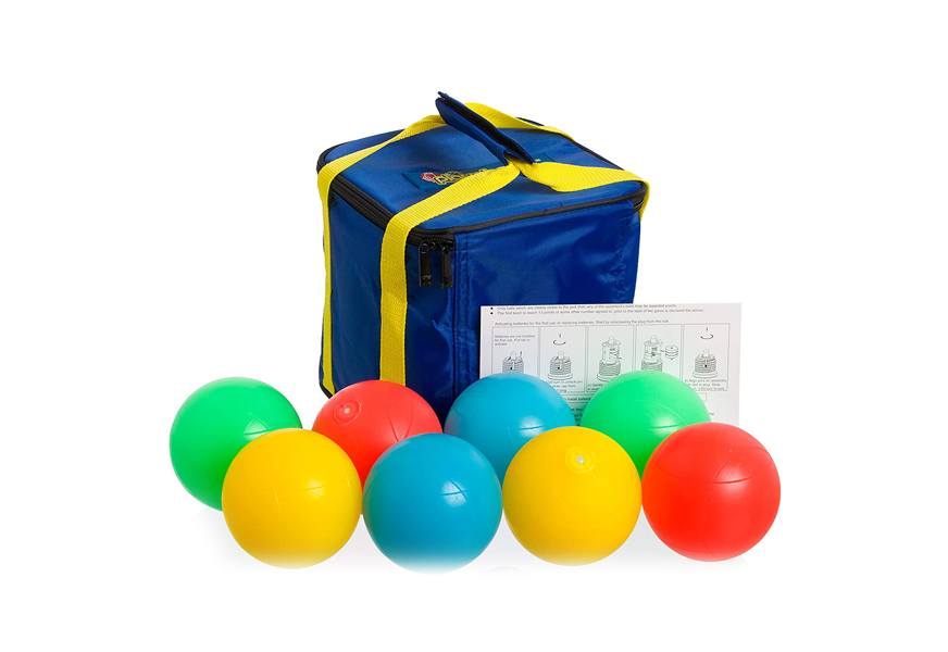 playaboule patented 4 color lighted bocce set