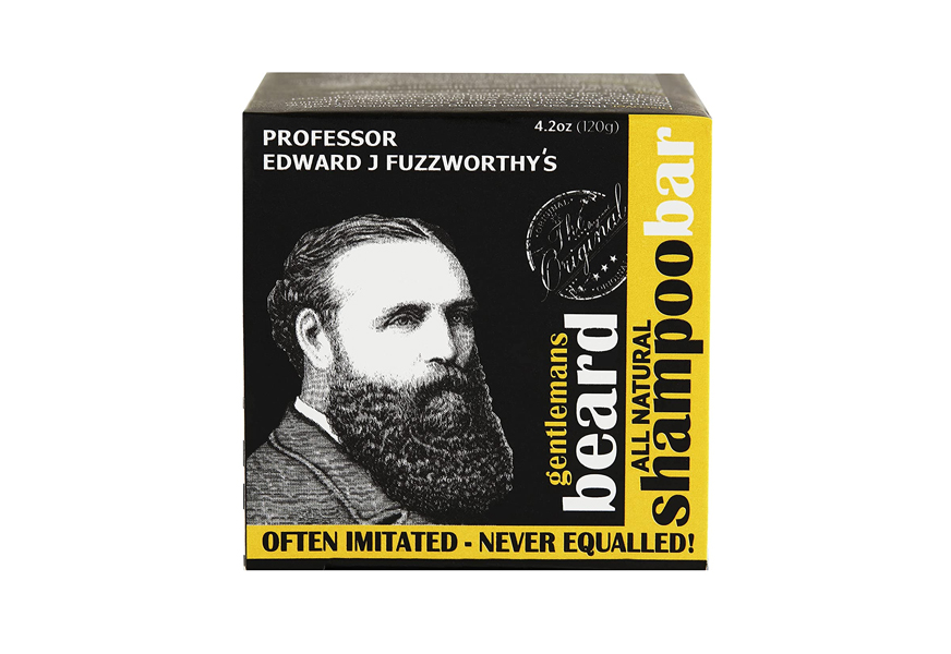professor fuzzworthy's beard shampoo with all natural oils 