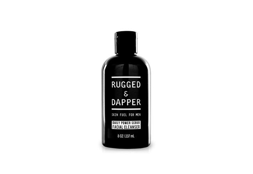 rugged and dapper foaming exfoliator for men