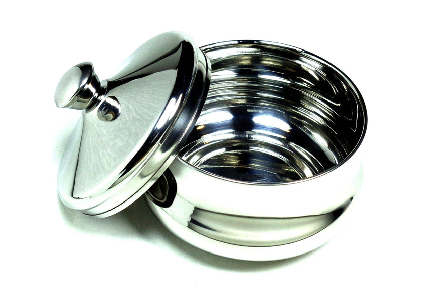 schone austrian stainless steel shaving bowl