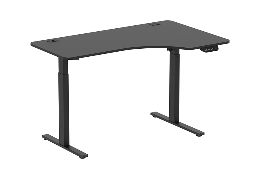 shw 55-inch electric height adjustable l-shaped desk