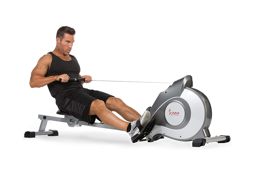 sunny health & fitness sf-rw5515 magnetic rowing machine