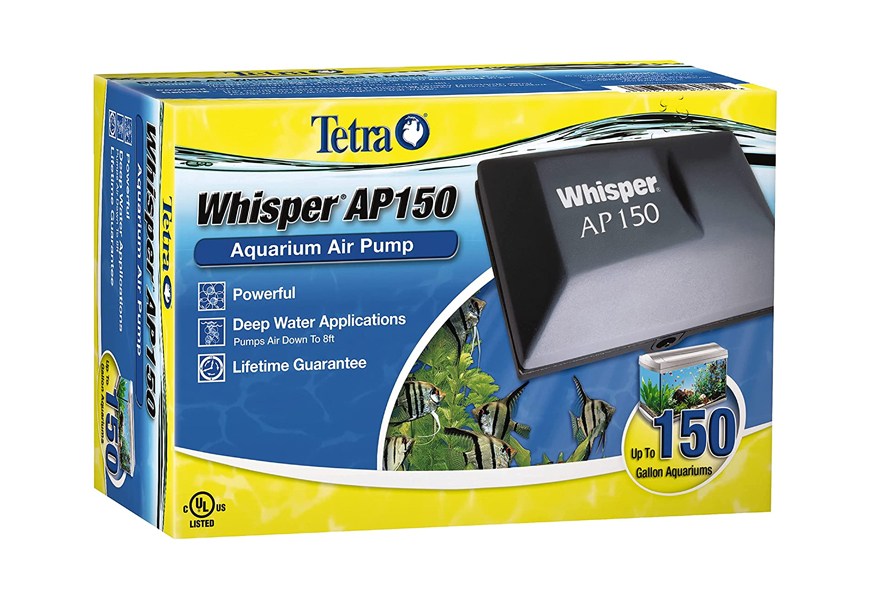 tetra whisper ap 150 aquarium air pump